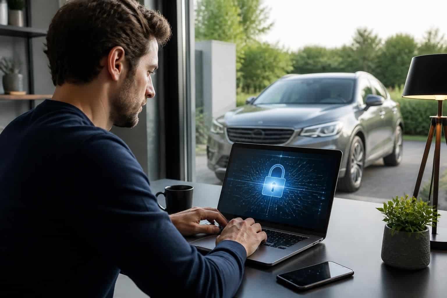 le propriétaire d'un véhicule peugeot sécurise ses données personnelles sur le site https coffre stellantis finance services fr pour une gestion fiable et protégée.