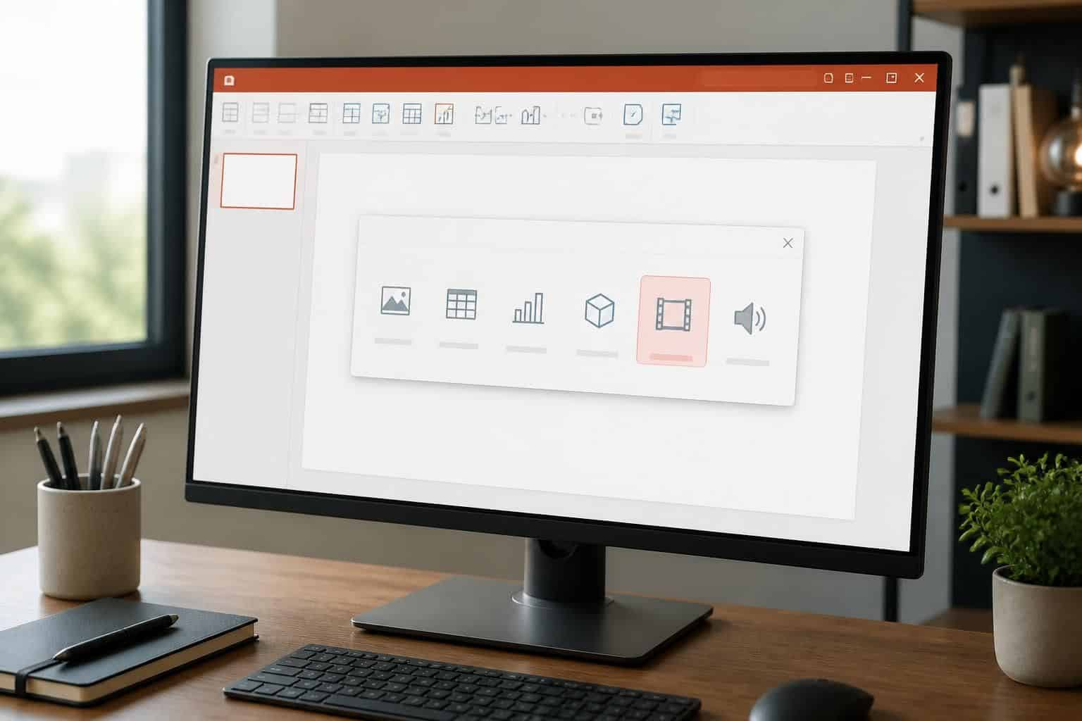 découvrez comment le menu d'insertion multimédia permet d'ajouter facilement une vidéo dans powerpoint pour dynamiser vos présentations.