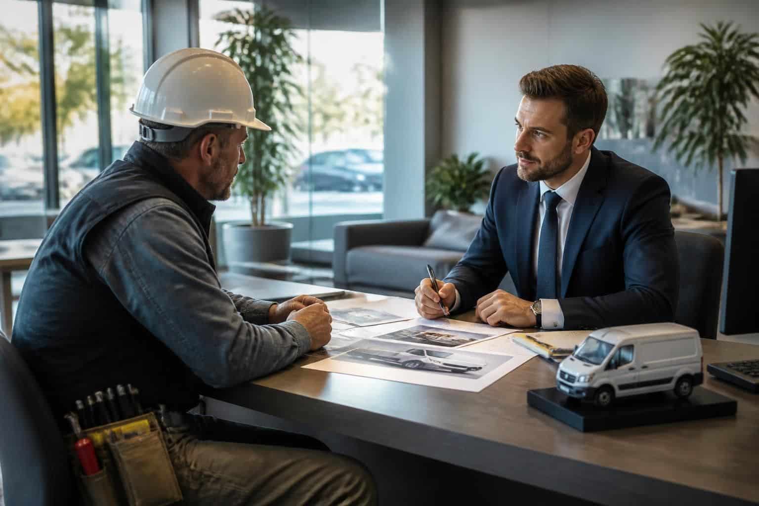 découvrez comment un artisan du bâtiment peut solliciter sa banque pour obtenir un financement adapté à l'achat d'un véhicule utilitaire, essentiel à son activité professionnelle.