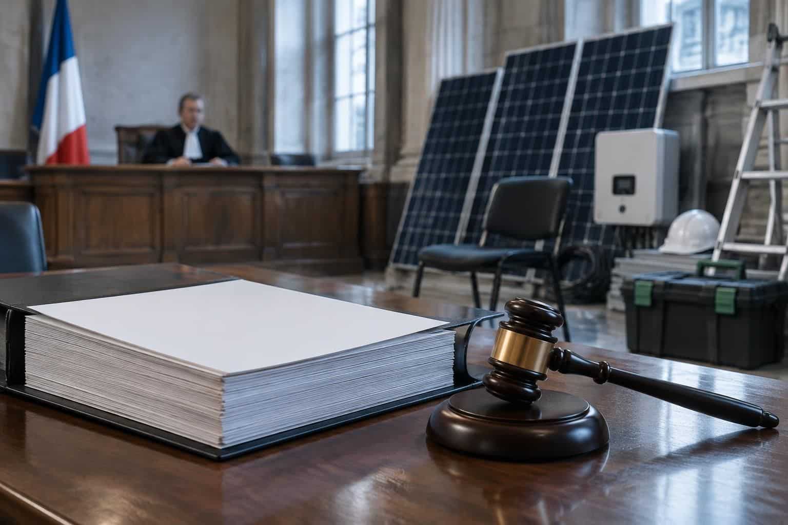le tribunal de commerce prononce la liquidation judiciaire d’eco habitat énergie, installateur spécialisé dans les travaux de rénovation énergétique.